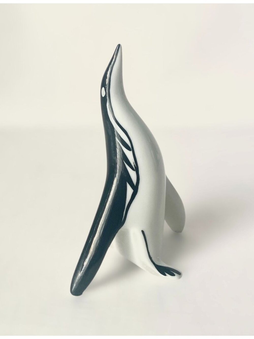 Polish Cmielow Modernist Pingwin Penguin Porcelain Figurine Mieczyslaw